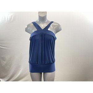 Cassis Women's Dark Blue Sleeveless Strapped Causa